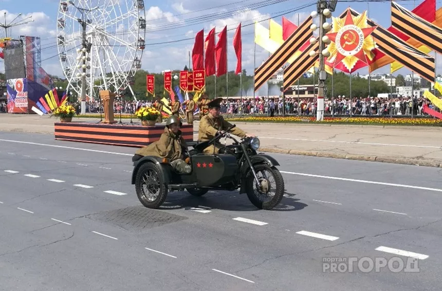 Фото к статье: Дороги в центре Чебоксар начали перекрывать из-за репетиции парада к 9 мая