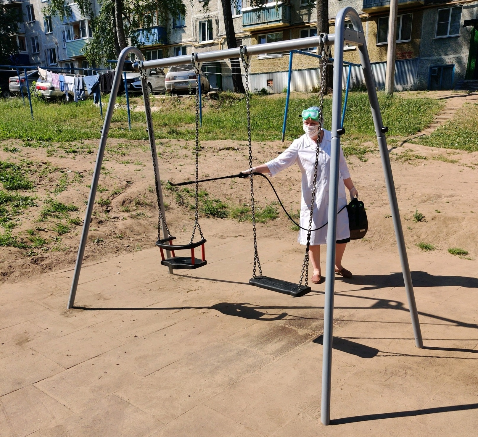 Детские игровые площадки в Чебоксарах начнут дезинфицировать вне зависимости от эпидситуации