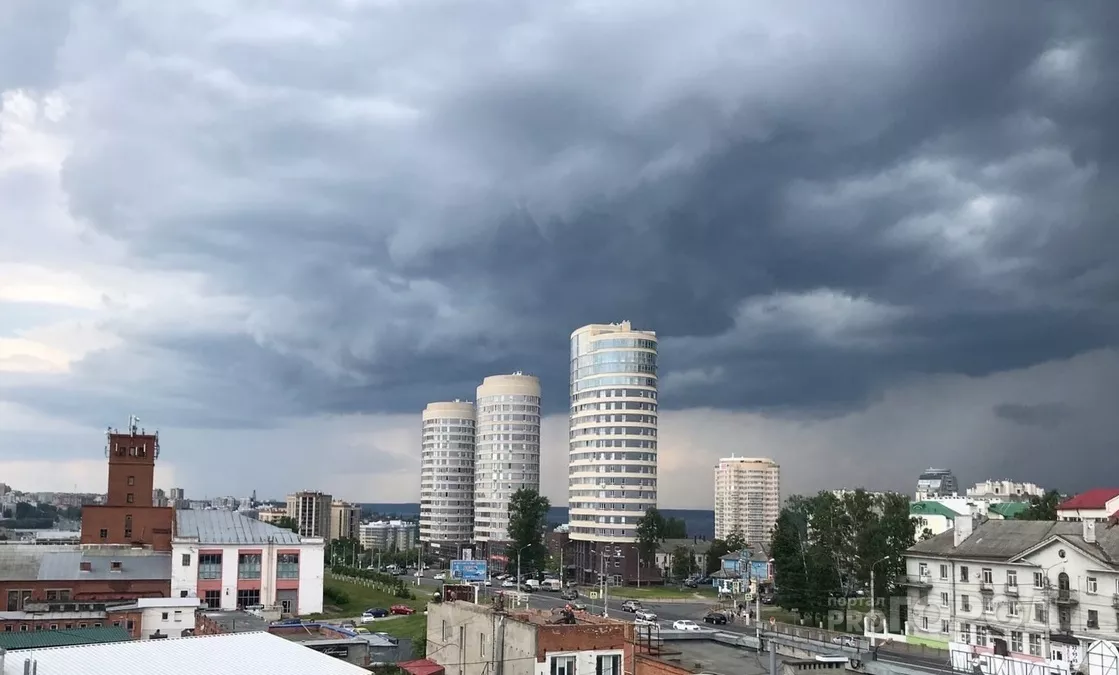 Фото к статье: В Чувашии объявлен "желтый" уровень опасности