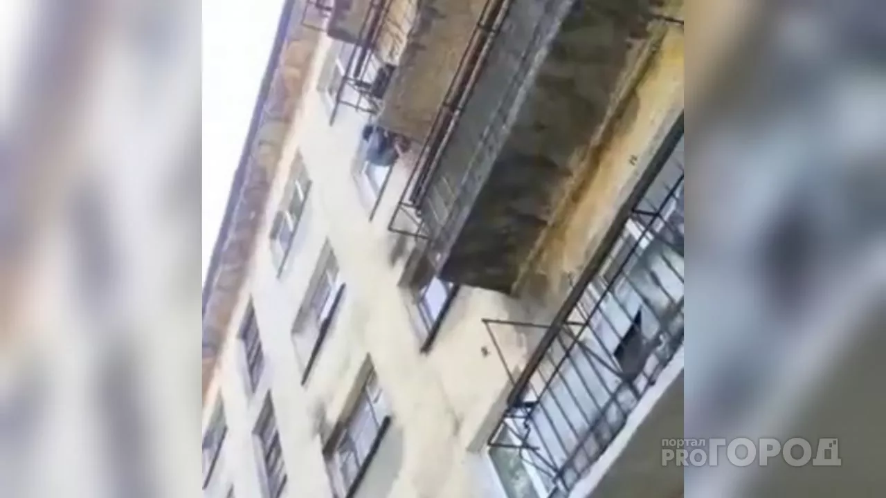 Фото к статье: Чебоксарец по балконам влез на пятый этаж: "Там живет женщина с детьми, а он приходит и устраивает скандалы и драки"