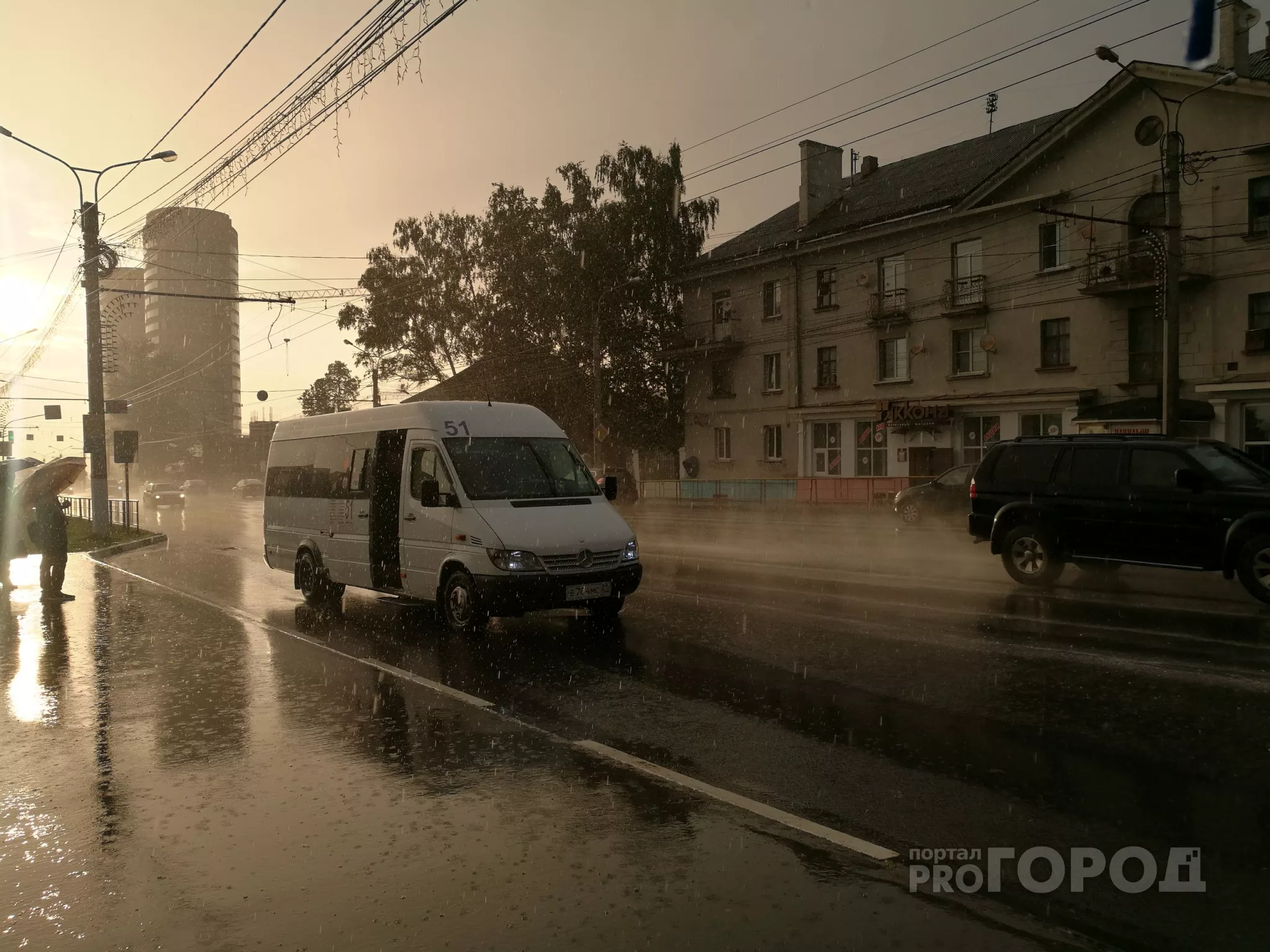 Фото к статье: В среду жителей Чувашии ждет дождь с грозой, но от жары это не спасет
