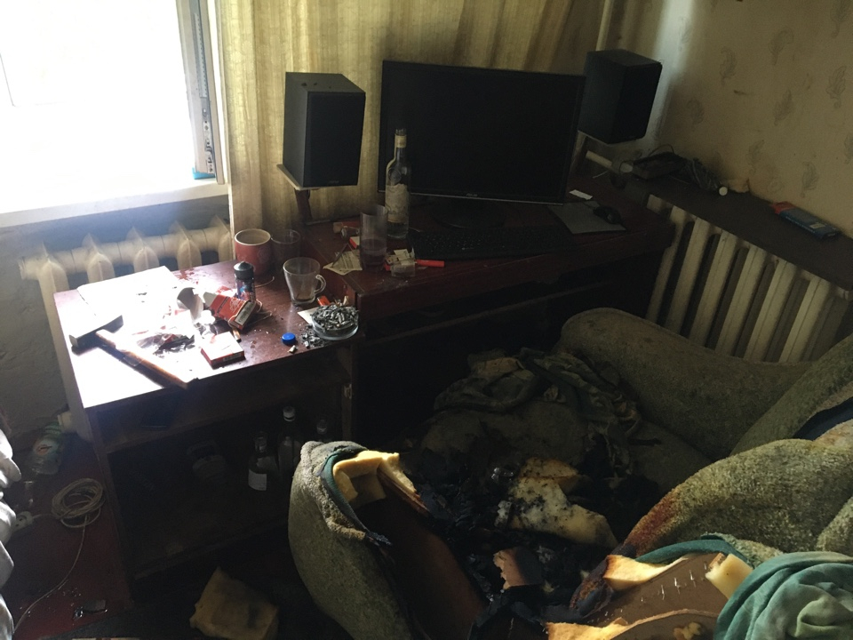 Причиной пожара в чебоксарской квартире мог послужить религиозный обряд