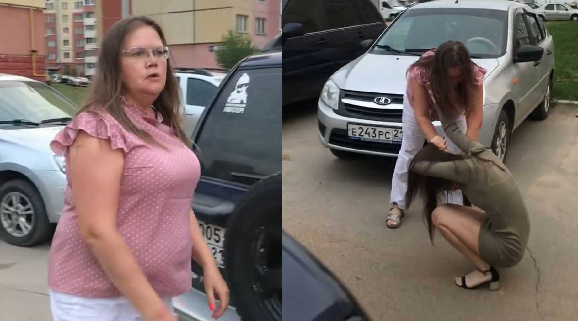 В Чебоксарах женщина преследовала девушку-водителя и напала на нее с кулаками