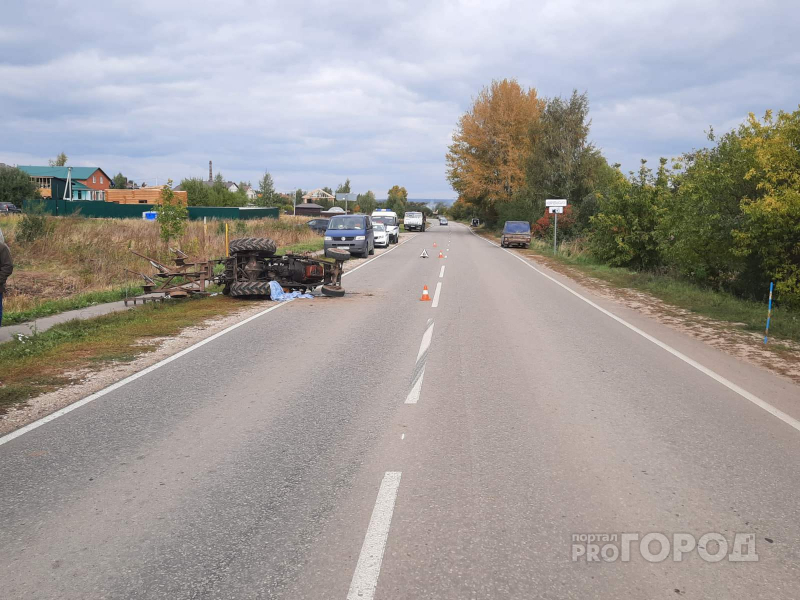 В Чебоксарском районе трактор насмерть придавил водителя