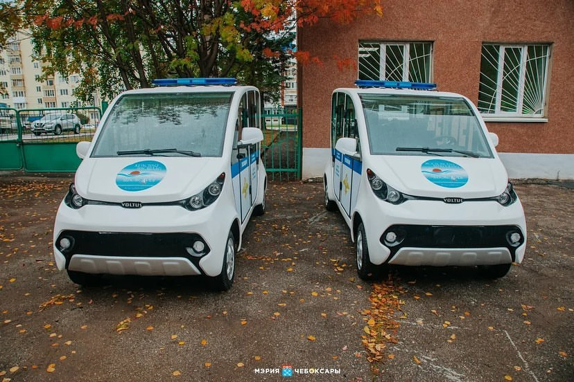 Два электромобиля будут патрулировать три общественных места в Чебоксарах