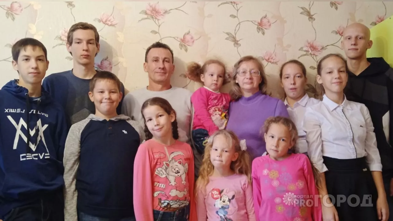 Фото к статье: Супруги из Чувашии познакомились в церкви и родили 10 детей: "Многие думают, что многодетные - это нищие и несвободные люди"