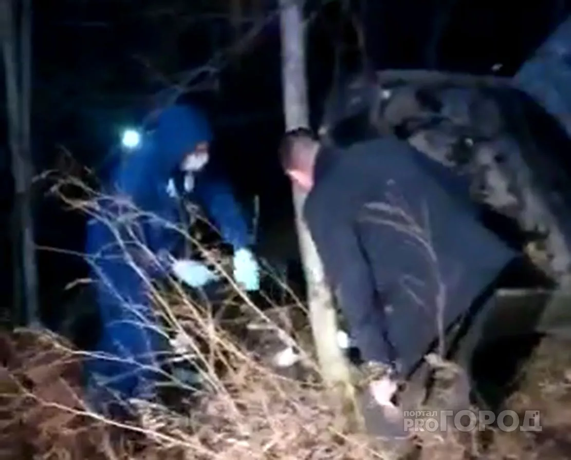 Фото к статье: В Чувашии ночью произошло ДТП: автолюбитель улетел с дороги и попал в больницу