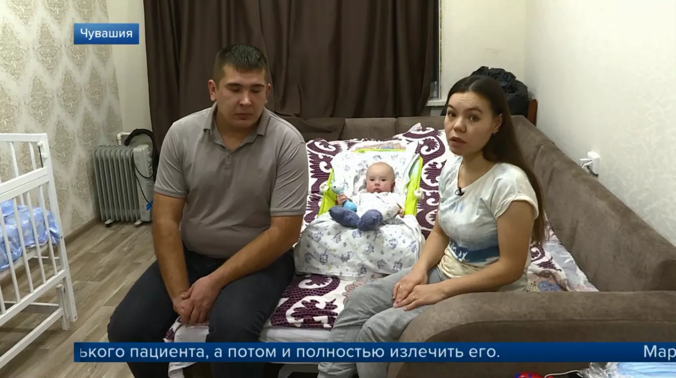 Фото к статье: На Первом канале показали сюжет о трехмесячном жителе Чувашии, который попал в реанимацию с коронавирусом