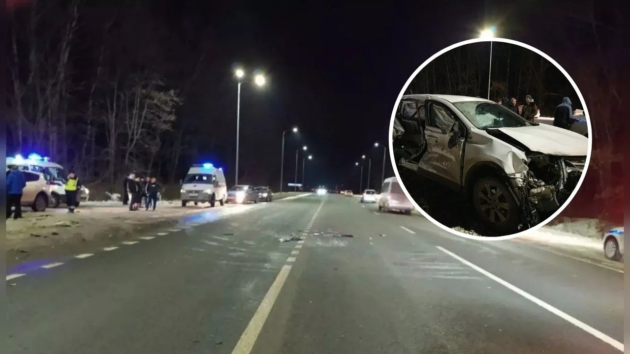 Фото к статье: В Чувашии возбуждено уголовное дело после смертельного ДТП: 21-летний водитель врезался в самосвал