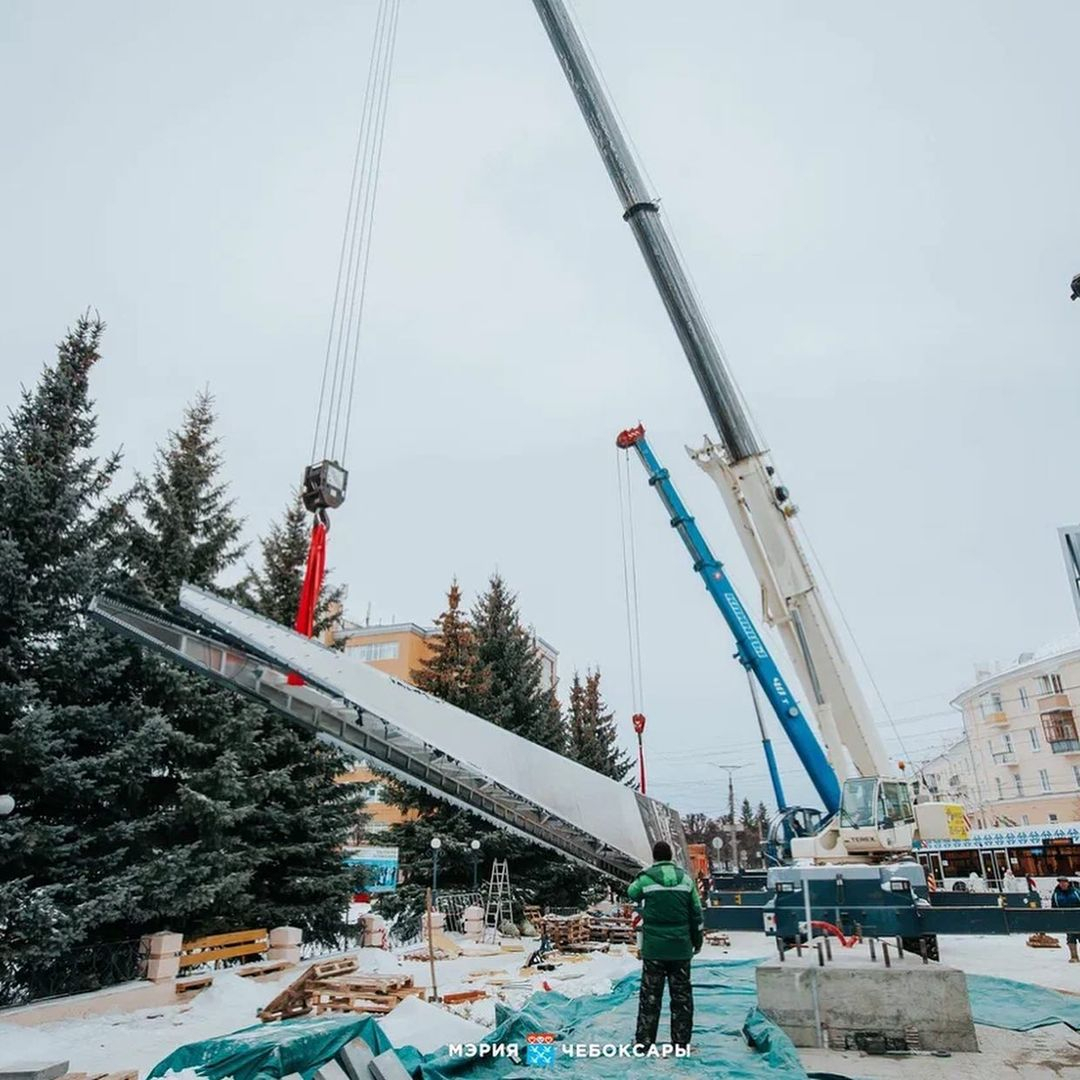 Ближе к Новому году в Чебоксарах поставят стелу за 47 млн рублей