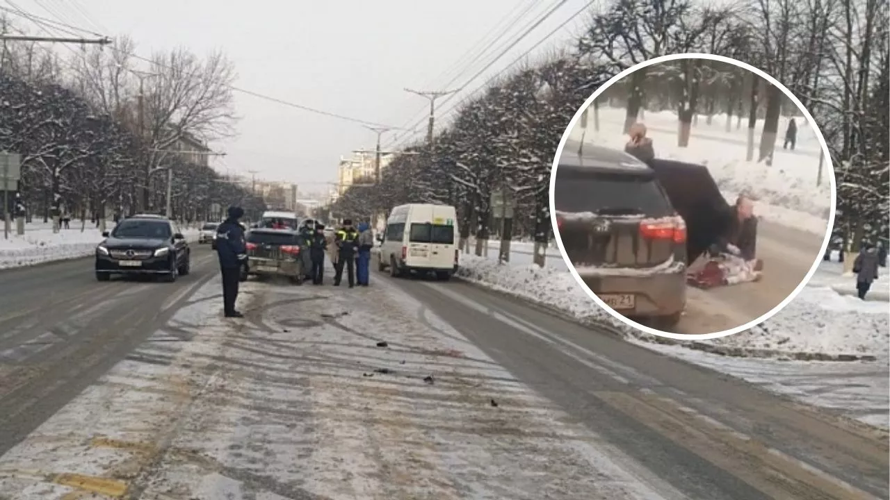 Фото к статье: В ГИБДД рассказали о состоянии сбитых девочек и бабушки в Чебоксарах