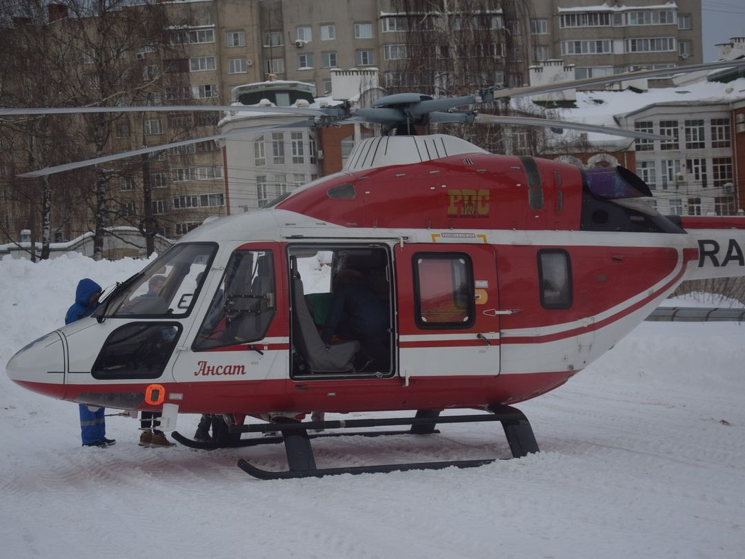В Чувашии опять летает вертолет санавиации: в этом году уже спасли одного пациента