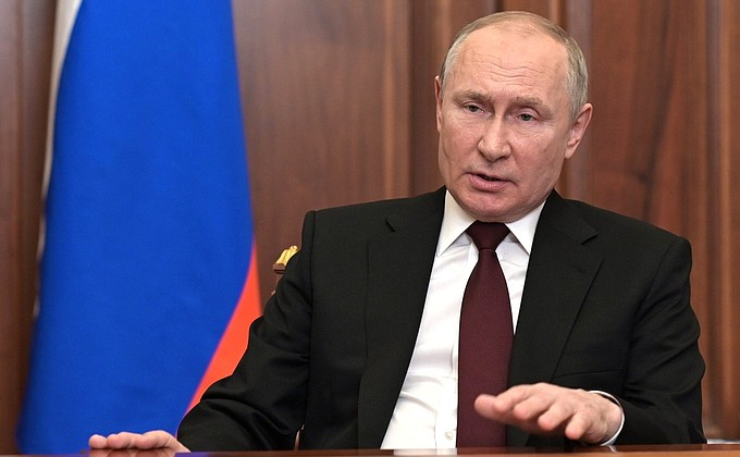 Путин подписал указы о признании ДНР и ЛНР и дружбе с ними