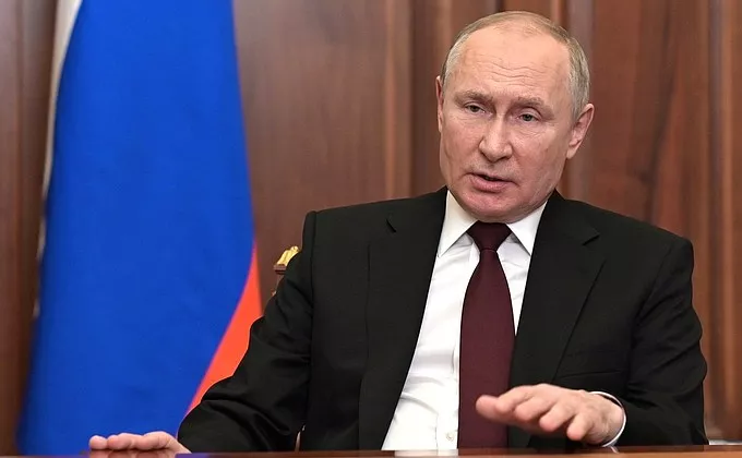 Фото к статье: Путин подписал указы о признании ДНР и ЛНР и дружбе с ними