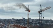 В Чебоксарах загорелся башенный кран