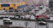 В Чебоксарах на проспекте Тракторостроителей произошла авария с пятью автомобилями