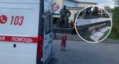 В Чебоксарах плита от постамента памятника обвалилась прямо на ребенка