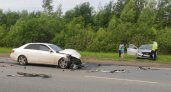 На "Вятке" в Чувашии при столкновении Mercedes и Vesta погиб водитель