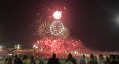 День города Чебоксары завершился праздничным фейерверком