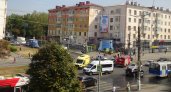 В центре Чебоксар произошло массовое ДТП