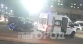 В Чебоксарах машина сбила человека: случившееся попало на видеорегистратор