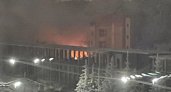 Ночью в Чебоксарах около грязелечебницы вспыхнул пожар