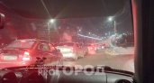 В Чебоксарах на Сугустком мосту образовалась пробка