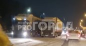 В Чувашии на М7 встали фуры: не могут подняться в горку