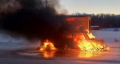 Четыре автомобиля вспыхнули в Чувашии в период 30-градусных морозов