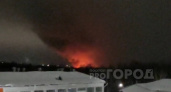 Недалеко от Чебоксар полыхает пожар