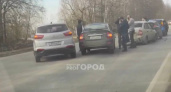 При въезде в Чебоксары произошло массовое ДТП