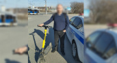 В Чебоксарах оштрафовали мужчину на электросамокате