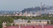 В Новочебоксарске горит промзона: "Черный дым виден за километры"