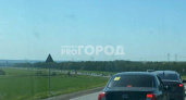 На выезде из Новочебоксарска образовалась многокилометровая пробка