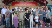 В Моргаушском районе проводили на спецоперацию Героя России и его боевых друзей