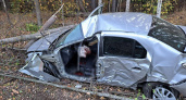 В Чувашии на трассе Чебоксары - Сурское произошло смертельное ДТП: водитель врезался в дерево