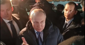"Россия – вперед!": кричали жители Цивильска, провожая Путина