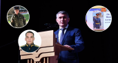 Николаев передал родителям погибших в СВО Героев России нагрудные знаки "Почетный гражданин Чувашии"