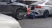 В Чебоксарах четыре машины собрали "паровозик" на Марпосадском шоссе