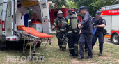 В Чебоксарах пожарные спасли двух детей из горящей многоэтажки