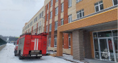 В строящейся школе Чебоксар произошел пожар из-за сварочных работ