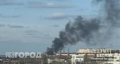 В Чебоксарах заметили большой столб черного дыма со стороны Восточного поселка