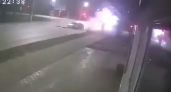 Появилось видео ДТП в Канаше, где погибли два молодых человека