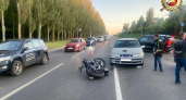 В Чебоксарах мотоциклист на Harley Davidson столкнулся со шведским автомобилем