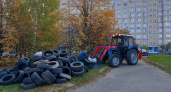 Целый грузовик шин: в Чебоксарах борются с самозваными хозяевами парковочных мест