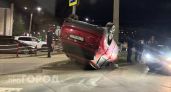 ДТП на кольце в Чебоксарах - машина опрокинулась на крышу
