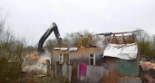 В Альгешево продолжают сносить незаконные постройки