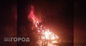 Ночью в Чебоксарах сгорела дача: “Тушили всем миром”