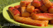 Делаю бомбически вкусные крабовые палочки на огне: готовятся пока прогорают угли – нежные как настоящий краб 