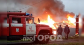 В пригороде Новочебоксарска сгорел дом, в огне погибла женщина